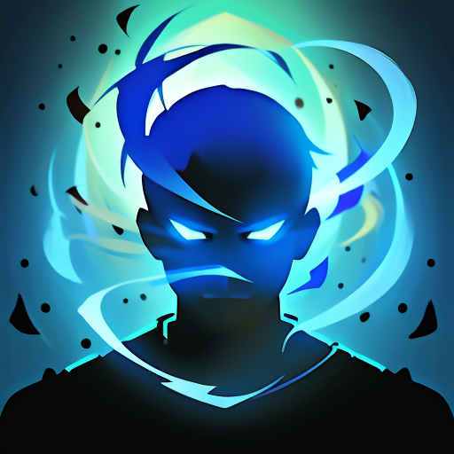 01374-3638824844-guangquan_(skill icon_),(((1boy))),silhouette,aura,blue theme,.png